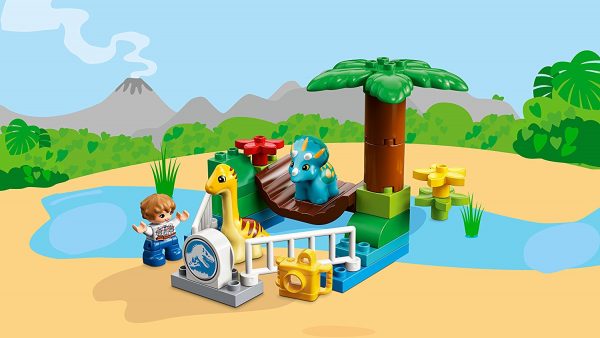 Lego duplo jurassic world gentle giants petting sales zoo