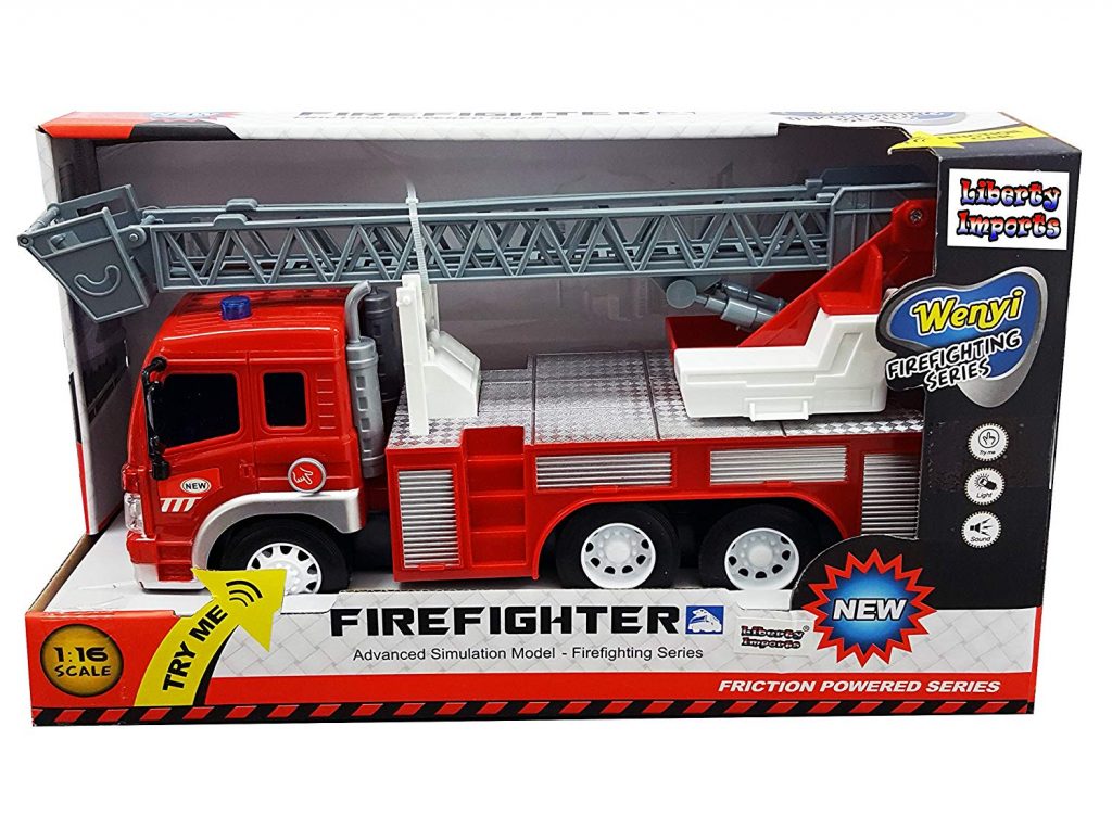 Friction Powered Firefighter | Top Toys