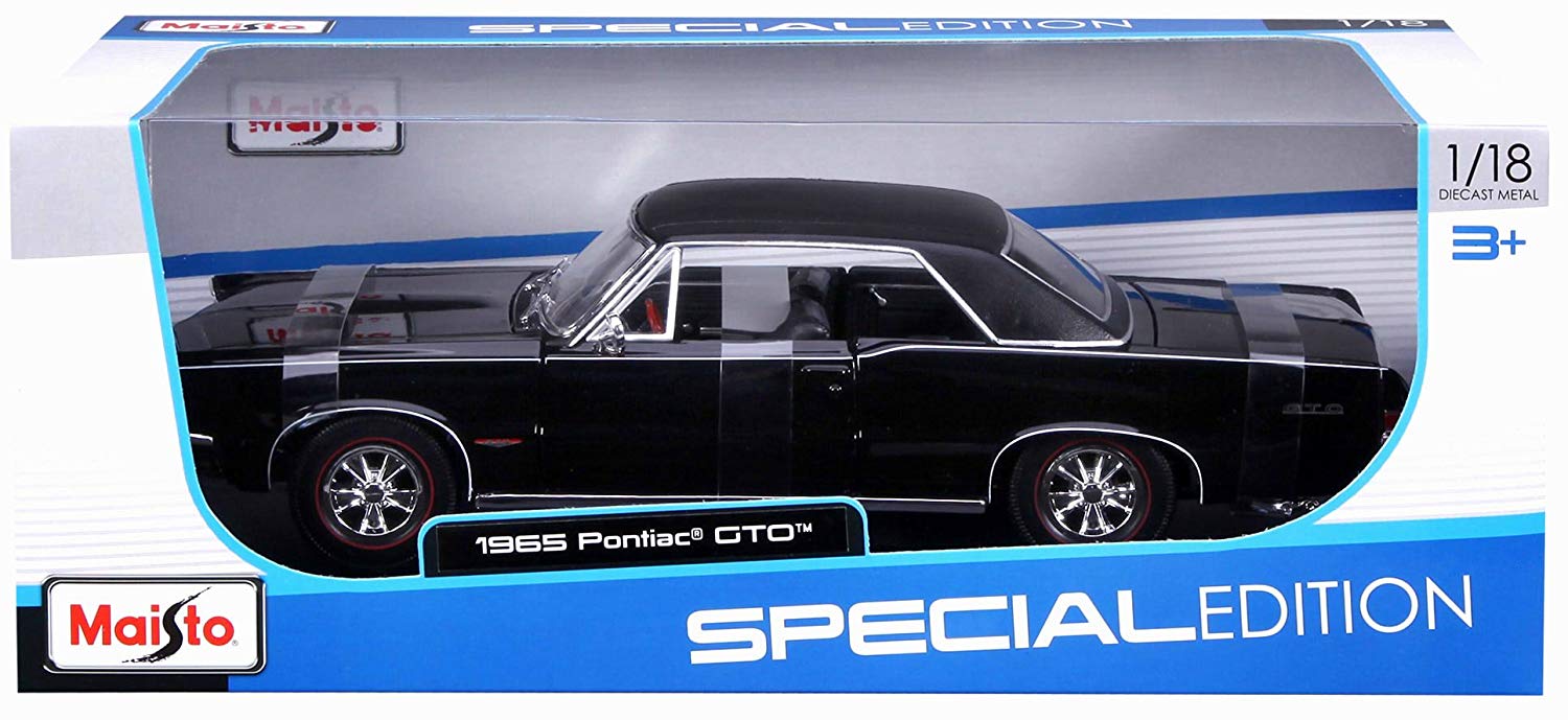 Maisto 1 18 Scale 1965 Pontiac Gto Hurst Edition Diecast Vehicle Top Toys