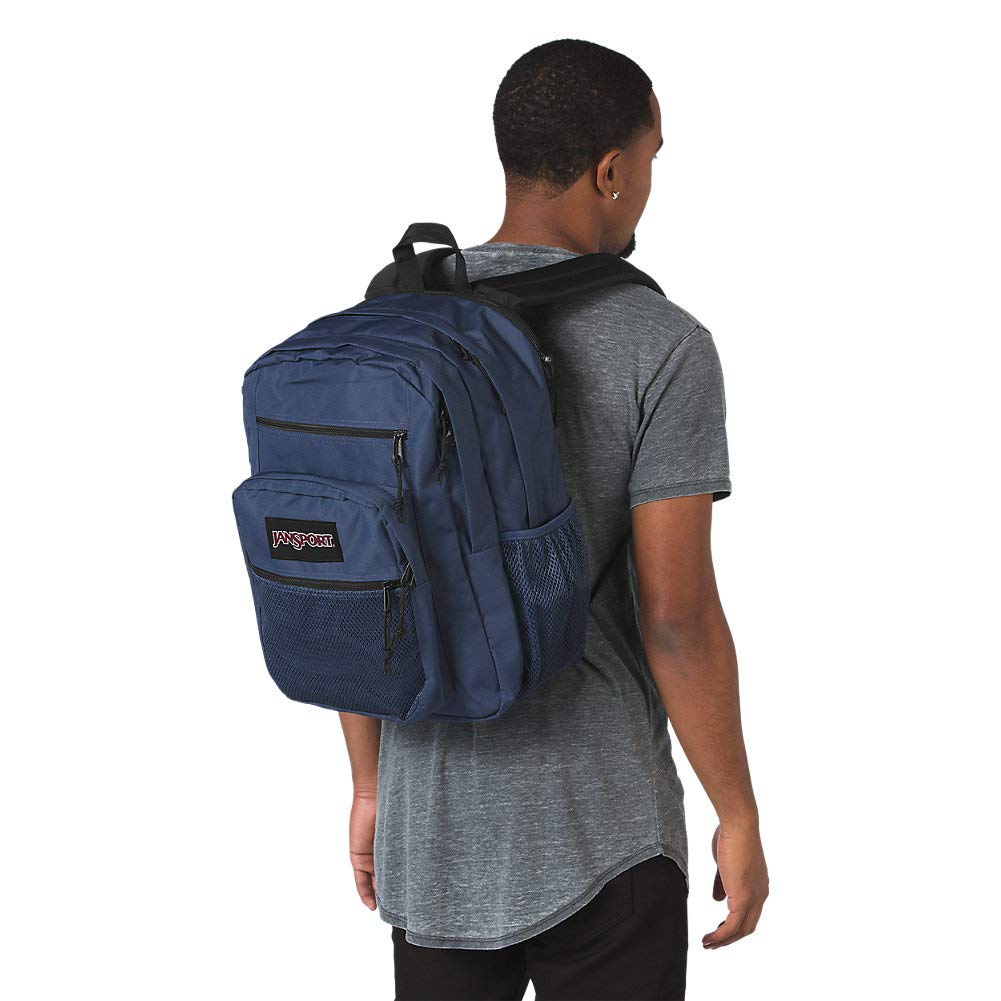 Jansport big student fashion backpack navy blue