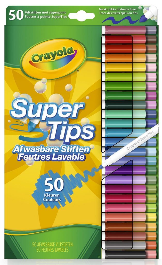 Crayola Super Tips Markers - 50 Pcs | Top Toys