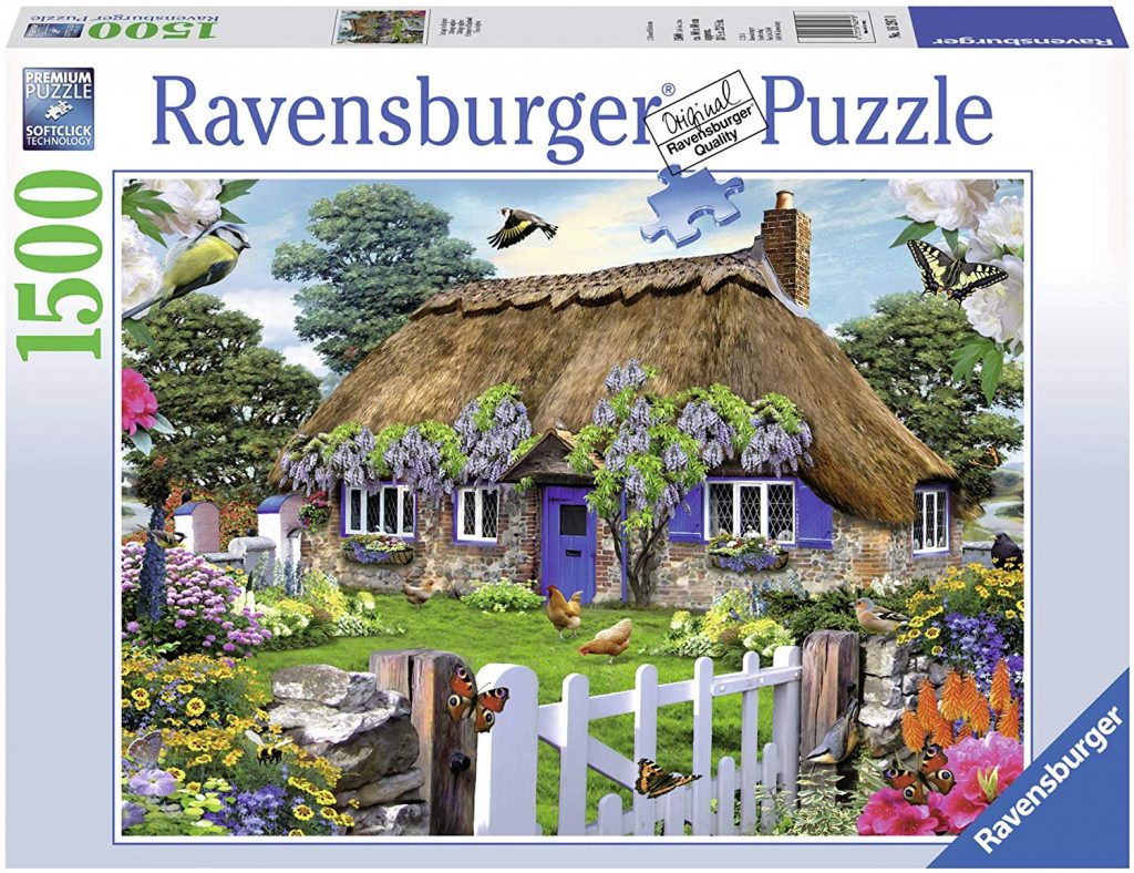 Ravensburger Cottage In England 1500 Piece Jigsaw Puzzle For Adults Softclick Technology Means 4359