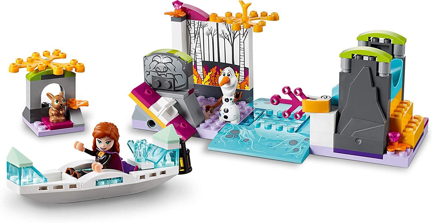 lego frozen anna's canoe