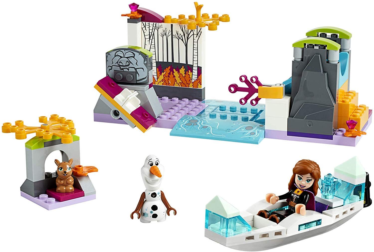 frozen lego anna's canoe