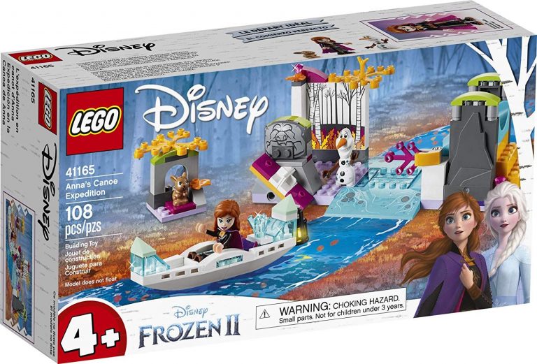 lego frozen anna's canoe