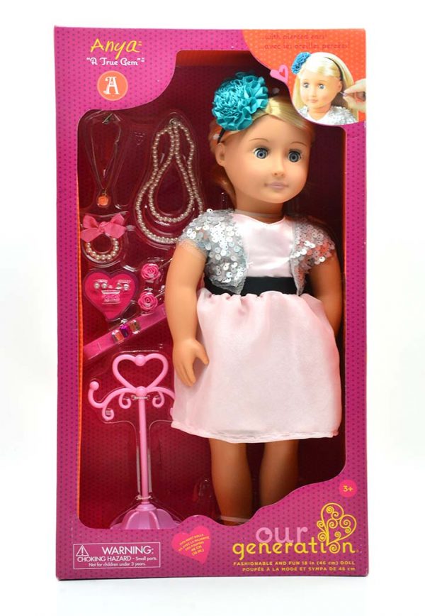 our generation anya jewellery doll