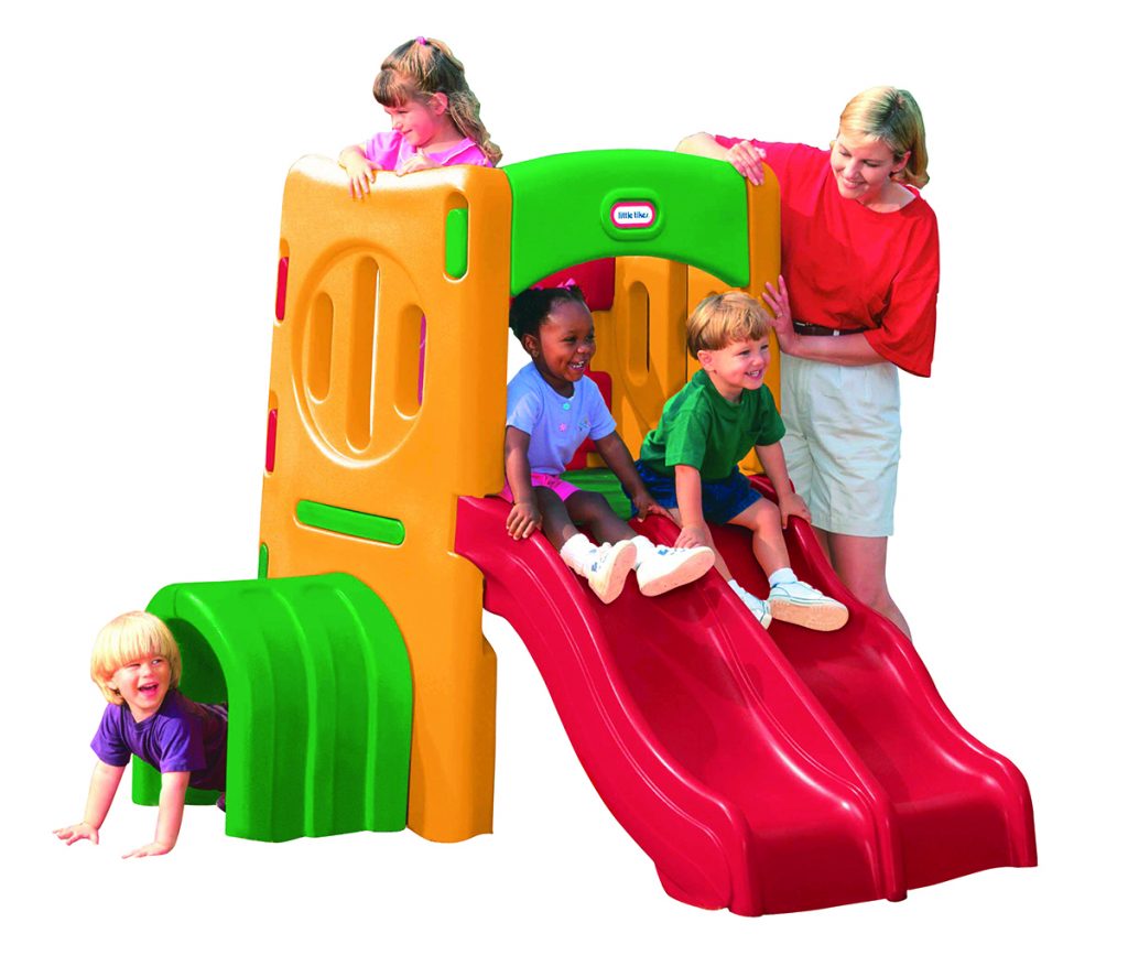 Twin Slide Tunnel Climber | Top Toys