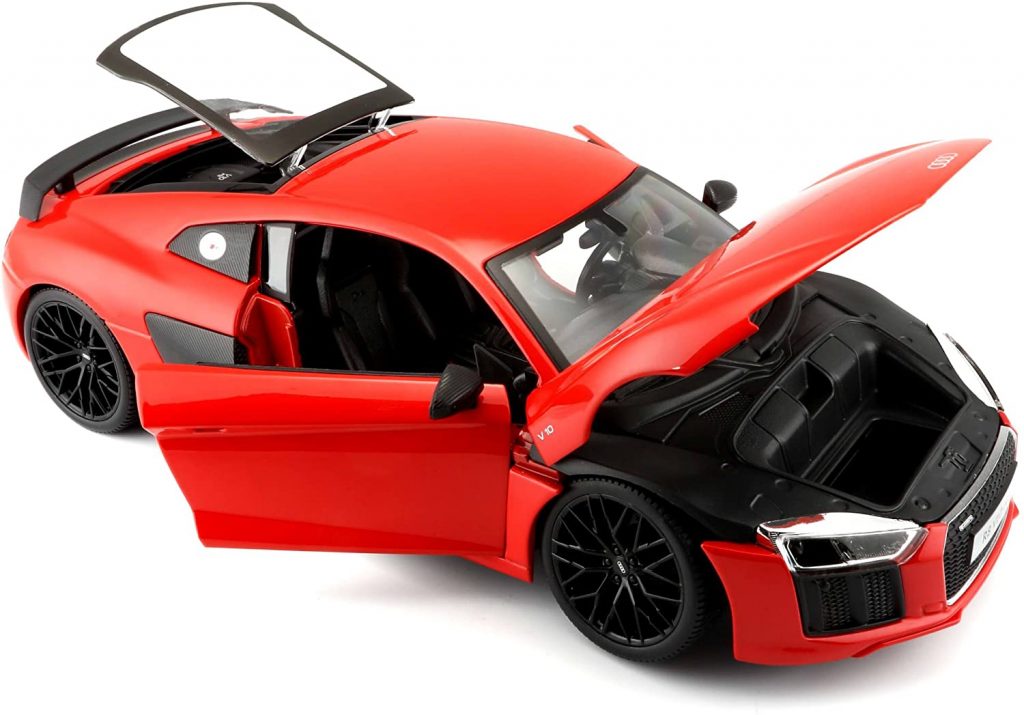 Maisto Premiere Edition 2015 Audi R8 Diecast Vehicle 1 18 Scale Red Top Toys