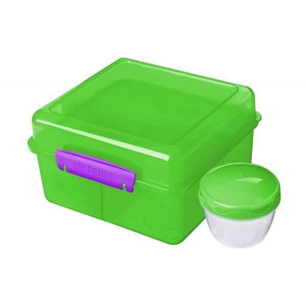 2L Lunch Cube Max TO GO™ with Yogurt Pot