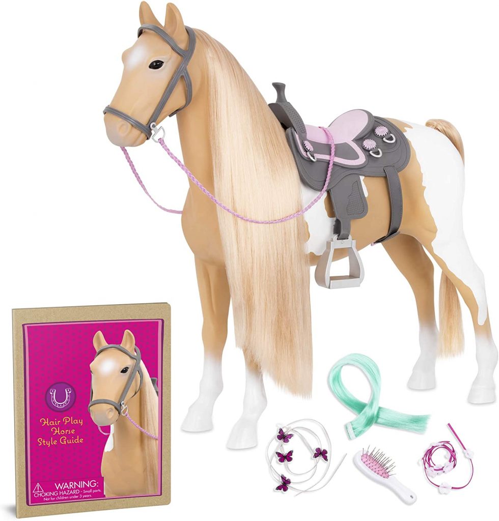 Our Generation Palomino Paint Horse 20" Hair Play Horse | Top Toys