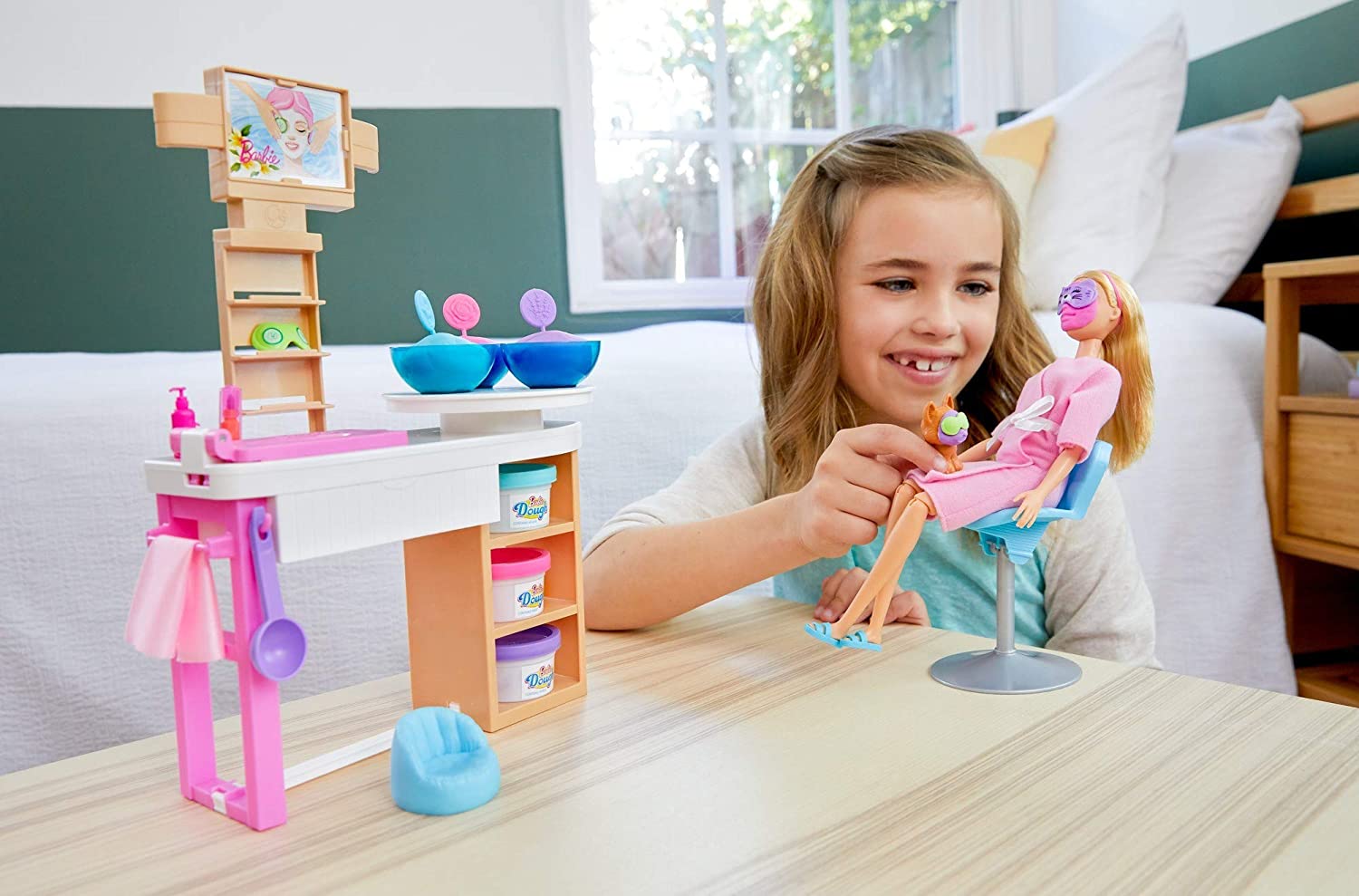 barbie spa day playset