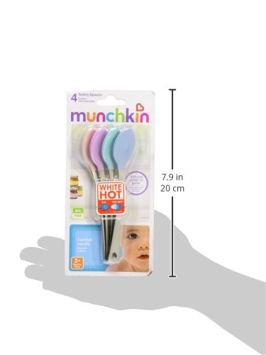 Munchkin White Hot Safety Spoons - 4 spoons