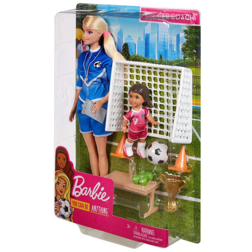 Barbie Soccer Coach Dolls and Playset | Top Toys