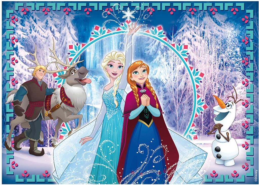 Lisciani 2-in-1 Disney Frozen Double Side Puzzle for Girls - 250 Pieces ...