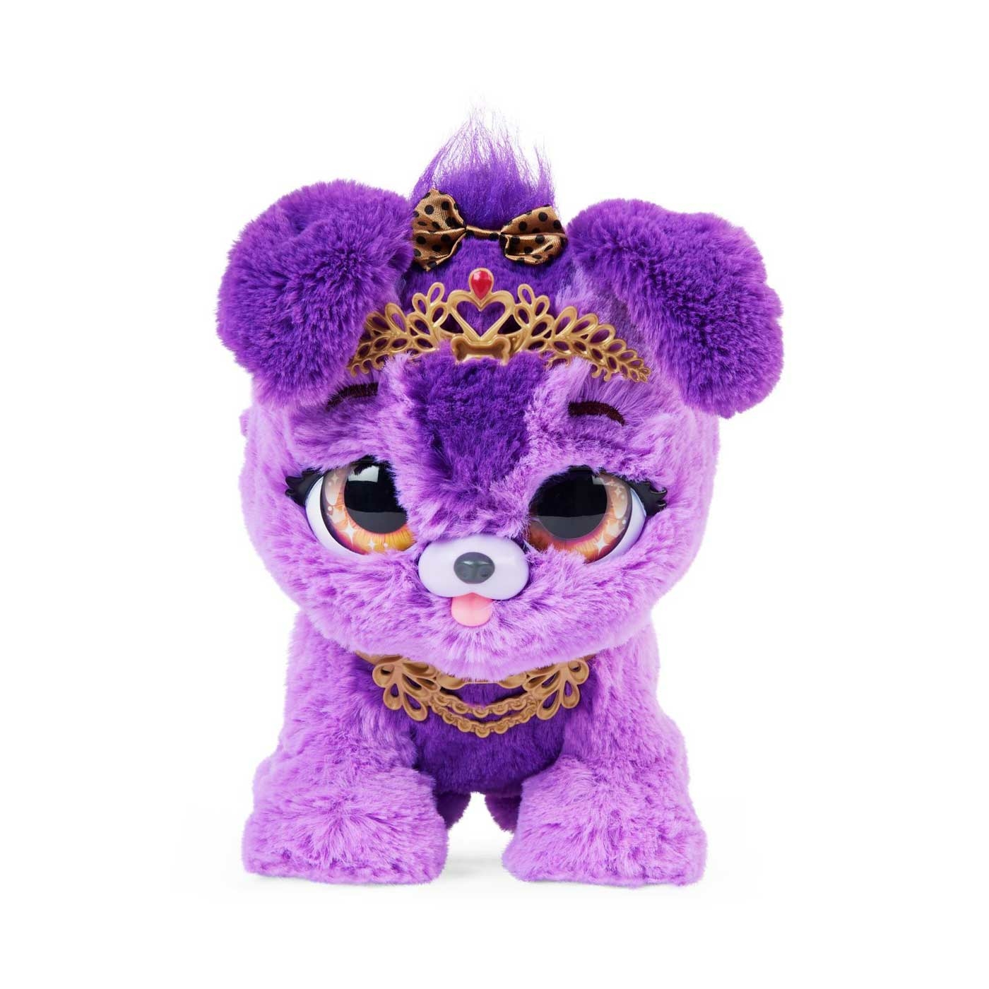 Present Pets, Glitter Puppy Interactive Plush Pet Toy with Over