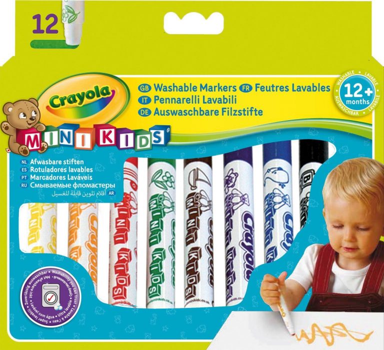 12 Mini Kids Markers | Top Toys