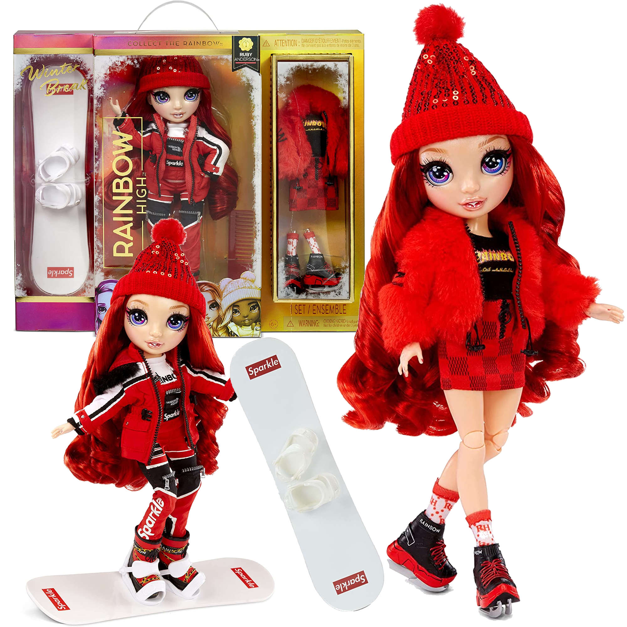 RAINBOW HIGH Fashion Winter Break doll Ruby Anderson 29 cm - buy