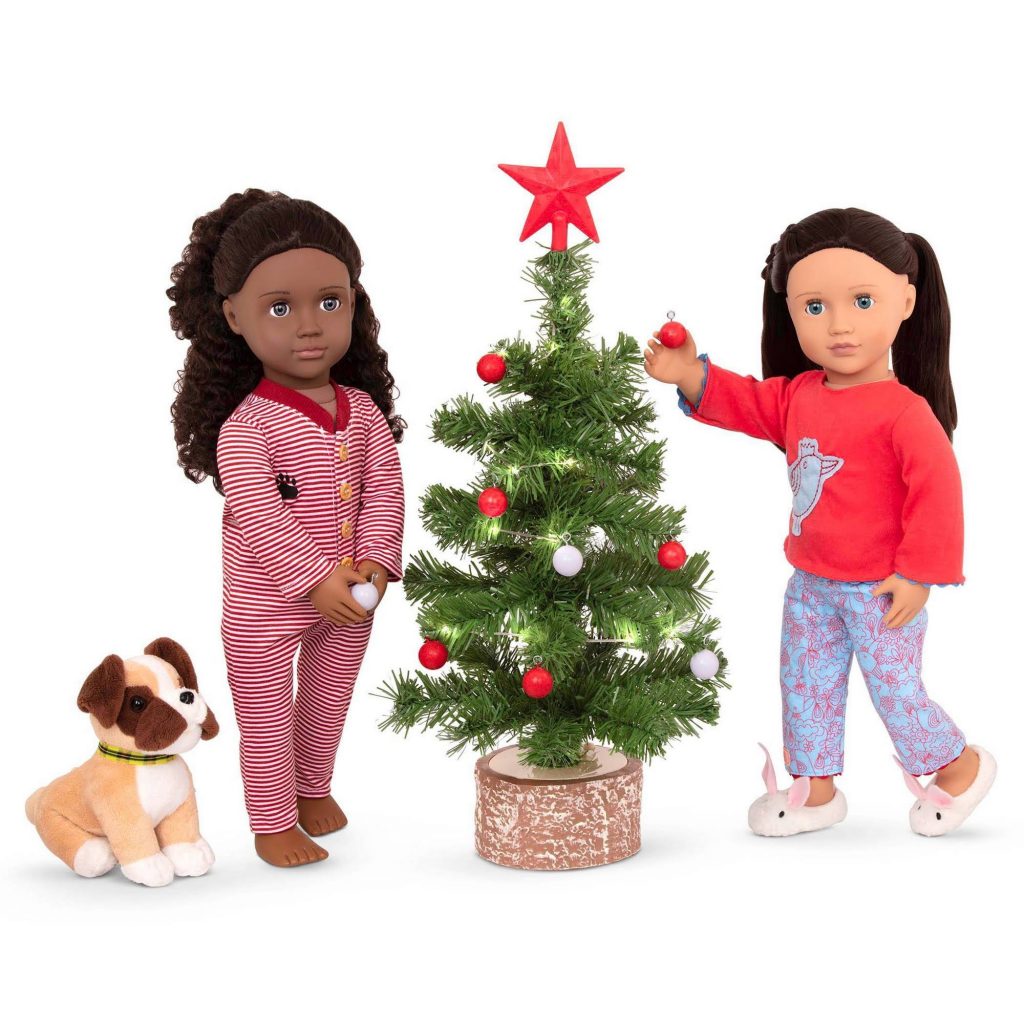 Our Generation Christmas tree with lights and decorations | Top Toys