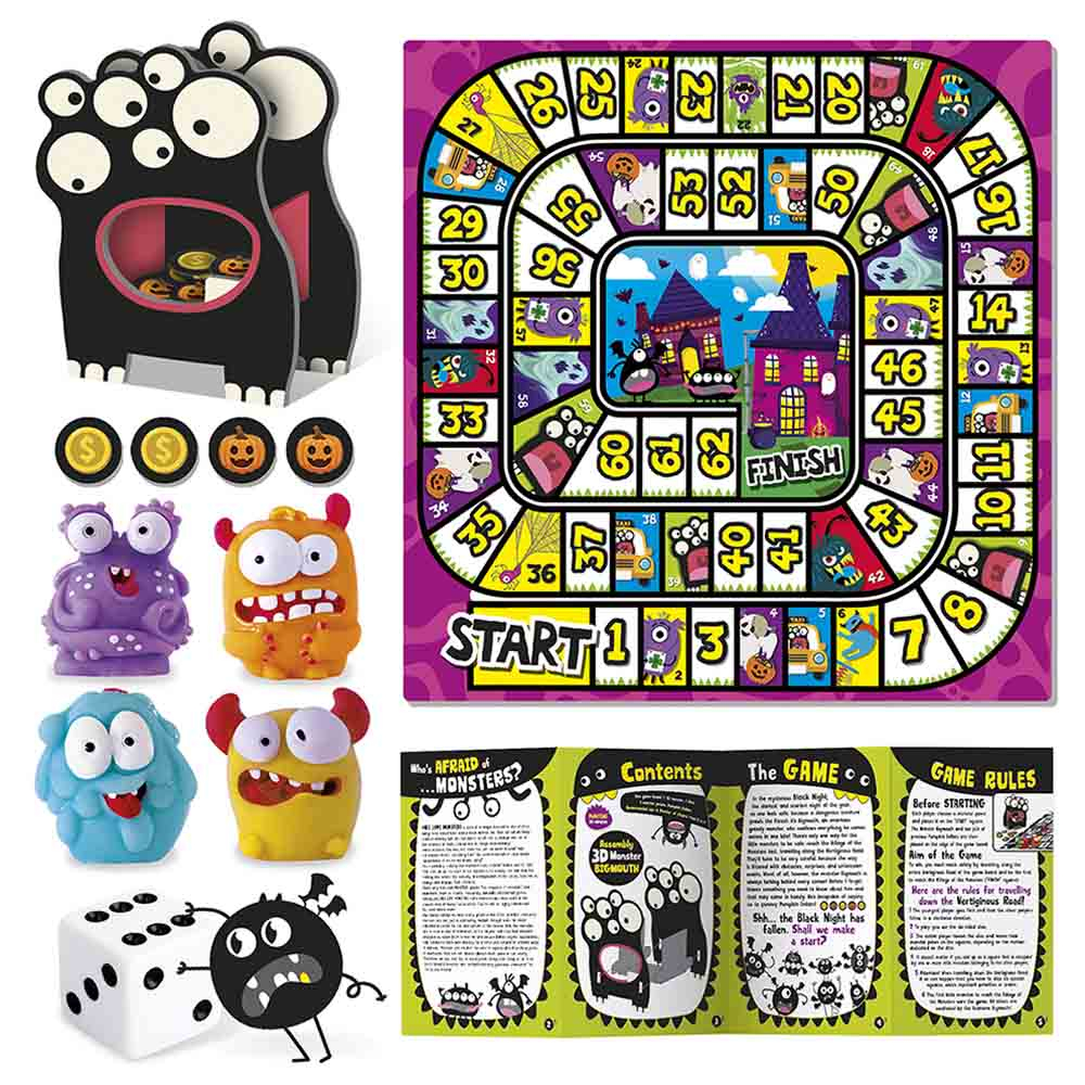 Kids Love Monsters - Monsters On The Run! Board Game